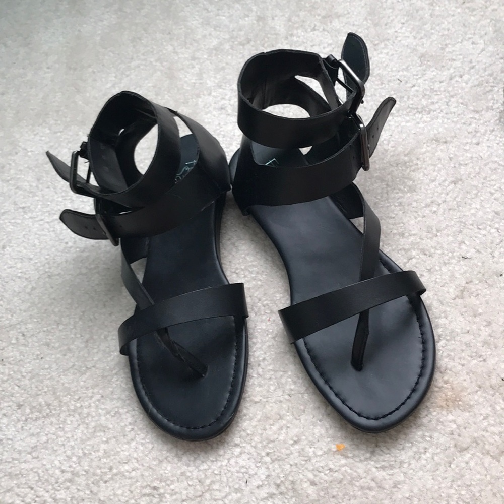 Black sandals
